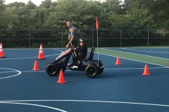 Peddle cars with Ofc. Mosakowski
