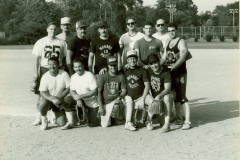 Monroe Township Police Department Softball team Thompson Park August 1988