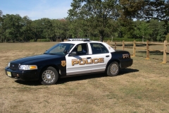 believed to be a Mid 2000's Ford Crown Victoria