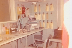 The Dispatch Room in 1972 at the Police Station Located on Spotswood Englishtown Road