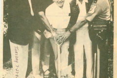 Newspaper article of current Police Headquarters ground breaking